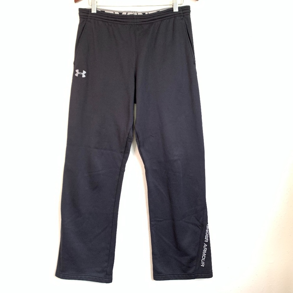 Under Armour Loose Fit Black Fleece Sweat Pants M